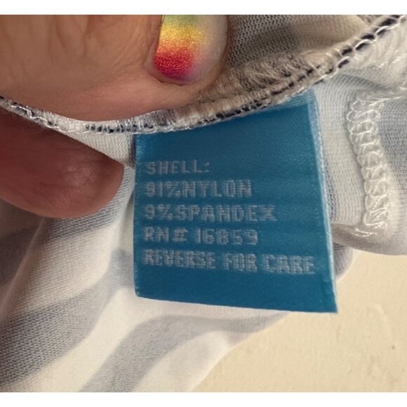 J.Mclaughlin Nicola Skirt in Bangle Stripe Nautical Catalina Cloth XSmall - Picture 11 of 12